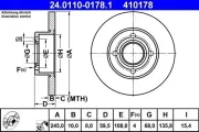 Bremsscheibe ATE 24.0110-0178.1