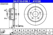 Bremsscheibe ATE 24.0110-0186.1