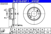 Bremsscheibe ATE 24.0110-0187.1