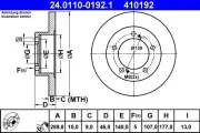 Bremsscheibe ATE 24.0110-0192.1