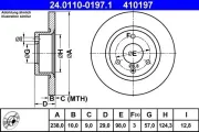 Bremsscheibe ATE 24.0110-0197.1