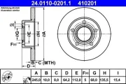 Bremsscheibe ATE 24.0110-0201.1