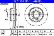 Bremsscheibe ATE 24.0110-0223.1