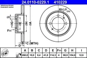 Bremsscheibe ATE 24.0110-0229.1