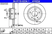 Bremsscheibe ATE 24.0110-0234.1