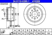 Bremsscheibe ATE 24.0110-0289.1