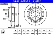 Bremsscheibe ATE 24.0110-0292.1