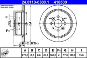 Bremsscheibe ATE 24.0110-0300.1