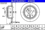 Bremsscheibe ATE 24.0110-0319.1