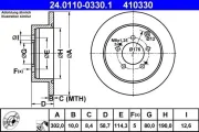 Bremsscheibe ATE 24.0110-0330.1