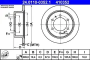 Bremsscheibe ATE 24.0110-0352.1