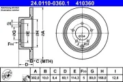 Bremsscheibe ATE 24.0110-0360.1