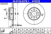 Bremsscheibe ATE 24.0110-0378.1