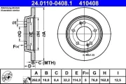 Bremsscheibe ATE 24.0110-0408.1