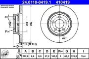 Bremsscheibe ATE 24.0110-0419.1