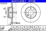 Bremsscheibe ATE 24.0111-0130.1