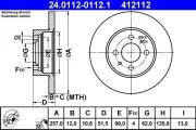 Bremsscheibe ATE 24.0112-0112.1