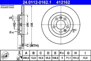 Bremsscheibe ATE 24.0112-0162.1