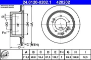 Bremsscheibe ATE 24.0120-0202.1