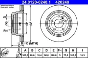 Bremsscheibe Hinterachse ATE 24.0120-0240.1