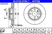 Bremsscheibe ATE 24.0122-0164.1