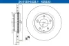 Bremsscheibe Vorderachse ATE 24.0125-0233.1 Bild Bremsscheibe Vorderachse ATE 24.0125-0233.1