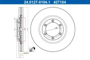 Bremsscheibe Vorderachse ATE 24.0127-0104.1