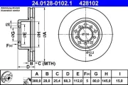 Bremsscheibe ATE 24.0128-0102.1