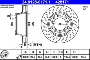 Bremsscheibe ATE 24.0128-0171.1