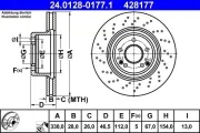 Bremsscheibe ATE 24.0128-0177.1