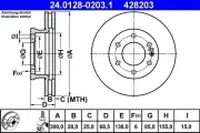 Bremsscheibe ATE 24.0128-0203.1