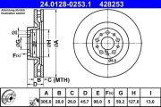 Bremsscheibe ATE 24.0128-0253.1