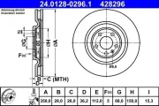 Bremsscheibe ATE 24.0128-0296.1