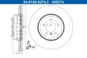 Bremsscheibe ATE 24.0130-0274.2