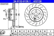 Bremsscheibe ATE 24.0132-0138.1