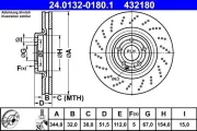 Bremsscheibe ATE 24.0132-0180.1