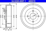 Bremstrommel ATE 24.0220-0007.1