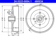 Bremstrommel Hinterachse ATE 24.0223-0004.1