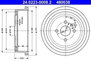 Bremstrommel ATE 24.0223-0008.2