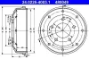 Bremstrommel Hinterachse ATE 24.0225-4003.1 Bild Bremstrommel Hinterachse ATE 24.0225-4003.1