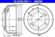 Bremstrommel ATE 24.0228-0001.1