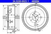 Bremstrommel ATE 24.0220-0023.1