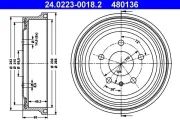 Bremstrommel ATE 24.0223-0018.2