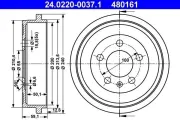 Bremstrommel ATE 24.0220-0037.1