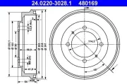 Bremstrommel Hinterachse ATE 24.0220-3028.1