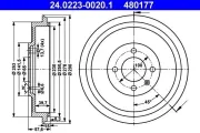 Bremstrommel ATE 24.0223-0020.1