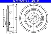 Bremstrommel ATE 24.0223-0021.1