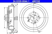 Bremstrommel ATE 24.0220-0044.1