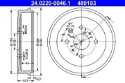 Bremstrommel ATE 24.0220-0046.1