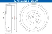 Bremstrommel Hinterachse ATE 24.0222-8042.1